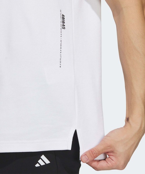 adidas グラフィックポロシャツ D48 adidas ポロシャツ ポロ HEAT. RDY デボスグラフィックポロ