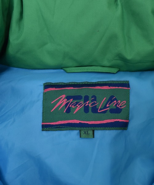 80年代 FILA マジックライン ナイロン フリース ジャケット