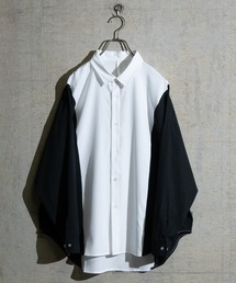 JOHN'S CLOSET（ジョンズクローゼット）の「【i】ポリストレッチ ルーズシルエット バイカラーシャツ（シャツ/ブラウス）」