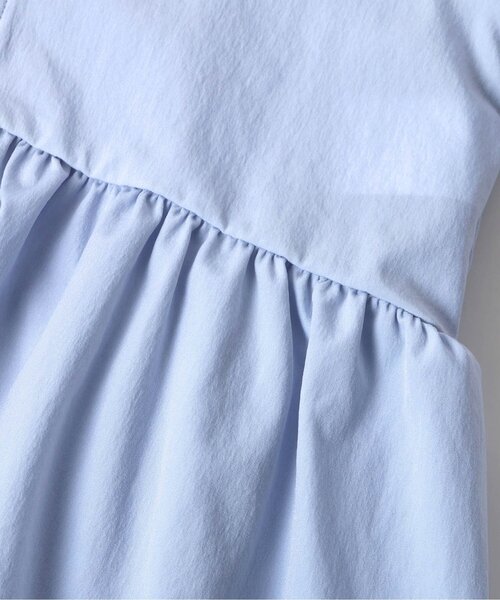 apres les cours(アプレレクール)の「【UVカット】ペプラムチュニックラッシュガード(ラッシュガード・キッズ・サックスブルー/ラベンダー・80/90/100/110/120/130/140)」の7枚目の写真