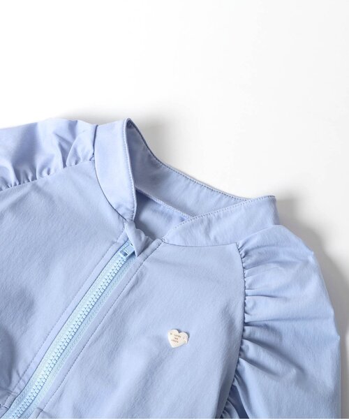 apres les cours(アプレレクール)の「【UVカット】ペプラムチュニックラッシュガード(ラッシュガード・キッズ・サックスブルー/ラベンダー・80/90/100/110/120/130/140)」の14枚目の写真