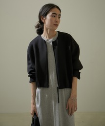 SALON adam et rope' | クロップドコクーンブルゾン【洗える】(ブルゾン)