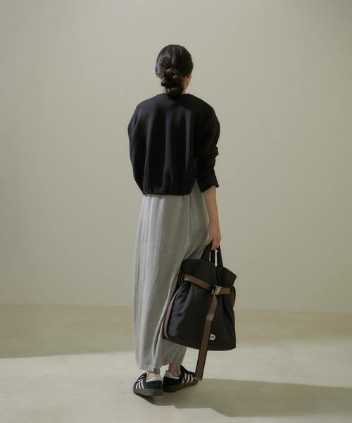 SALON adam et rope'（サロン アダム エ ロペ）の「[24SS]クロップドコクーンブルゾン【洗える】（ブルゾン・レディース・ブラック/ベージュ系その他・FREE）」の19枚目の写真