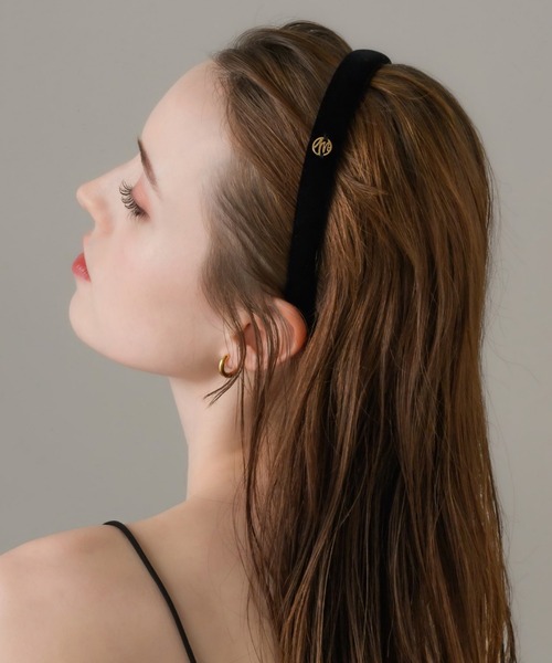 muku（ムク）の「KATYUSYA/VELOUR（カチューシャ・レディース・ブラック×ゴールド/ゴールド×ブラウン・FREE）」の7枚目の写真