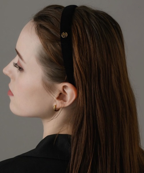 muku（ムク）の「KATYUSYA/VELOUR（カチューシャ・レディース・ブラック×ゴールド/ゴールド×ブラウン・FREE）」の4枚目の写真