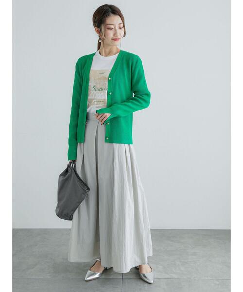 Te chichi（テチチ）の「フォトプリントロンTee（Tシャツ/カットソー・レディース・ベージュ/オフホワイト/ブラック・F）」の7枚目の写真