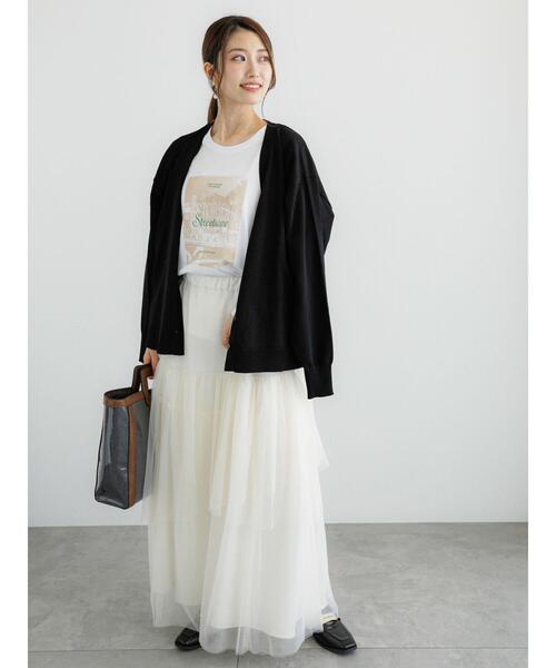 Te chichi（テチチ）の「フォトプリントロンTee（Tシャツ/カットソー・レディース・ベージュ/オフホワイト/ブラック・F）」の8枚目の写真