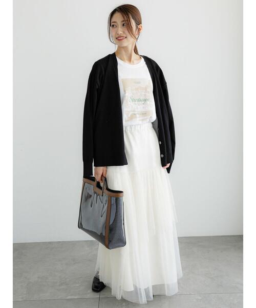 Te chichi（テチチ）の「フォトプリントロンTee（Tシャツ/カットソー・レディース・ベージュ/オフホワイト/ブラック・F）」の9枚目の写真