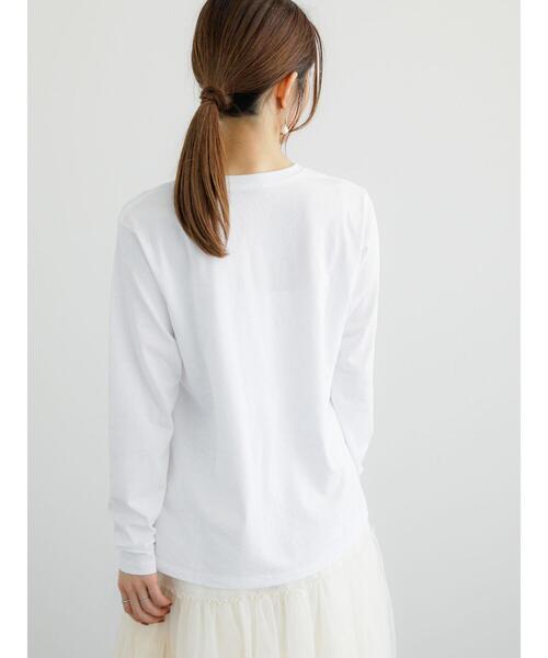 Te chichi（テチチ）の「フォトプリントロンTee（Tシャツ/カットソー・レディース・ベージュ/オフホワイト/ブラック・F）」の12枚目の写真