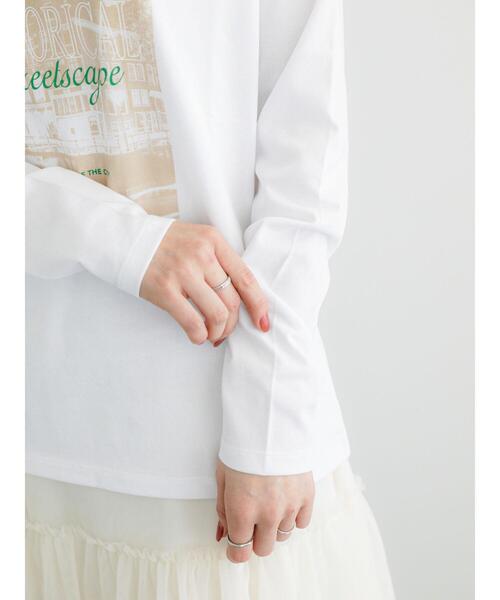 Te chichi（テチチ）の「フォトプリントロンTee（Tシャツ/カットソー・レディース・ベージュ/オフホワイト/ブラック・F）」の15枚目の写真