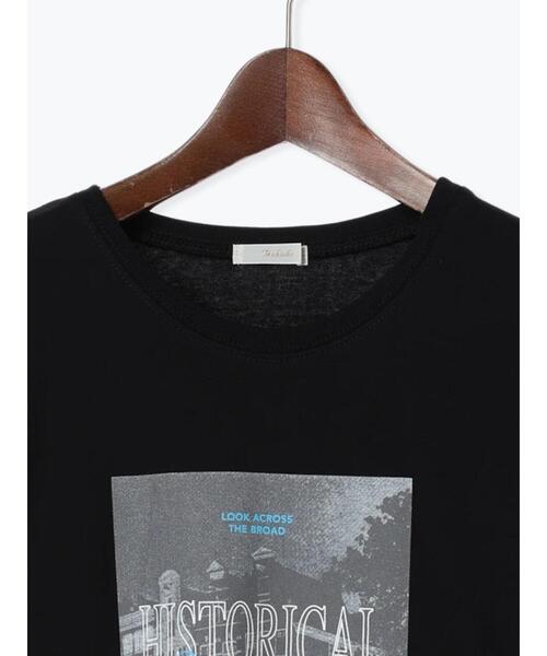 Te chichi（テチチ）の「フォトプリントロンTee（Tシャツ/カットソー・レディース・ベージュ/オフホワイト/ブラック・F）」の20枚目の写真