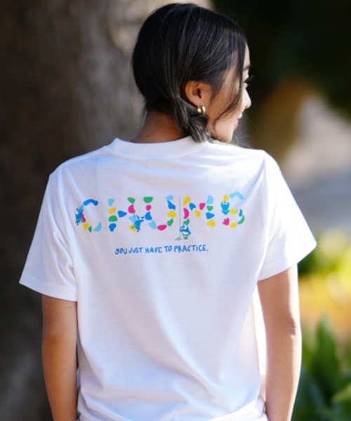 CHUMS(チャムス)の「CHUMS/チャムス Tシャツ DESI CH11-2376(Tシャツ/カットソー・レディース・ホワイト/ブラック/グレー・M/L)」の2枚目の写真
