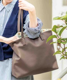 Kraso（クラソ）の「ａｍ＆ｂｅ　アンティークフラワー　ざっくり入れてもきちんと見え　リバーシブルの容量たっぷりトートバッグ（トートバッグ）」