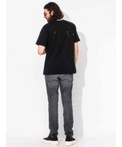 1piu1uguale3 RELAX（ウノピュウノウグァーレトレリラックス）の「【当店独占販売】 1PIU1UGUALE3 RELAX  BIGロゴ 半袖 Tシャツ（Tシャツ/カットソー・メンズ・ブラック・M/L/XL/2XL/S）」の3枚目の写真