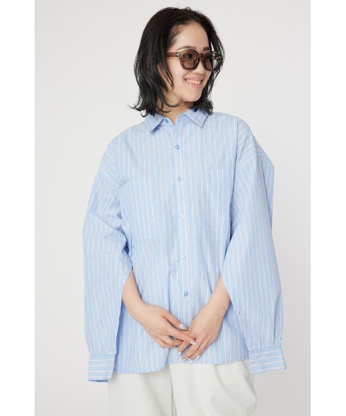 RODEO CROWNS WIDE BOWL（ロデオクラウンズワイドボウル）の「アームオープンシャツ（シャツ/ブラウス・レディース・イエロー系その他/ピンク系その他/ブルー系その他・FREE）」の2枚目の写真