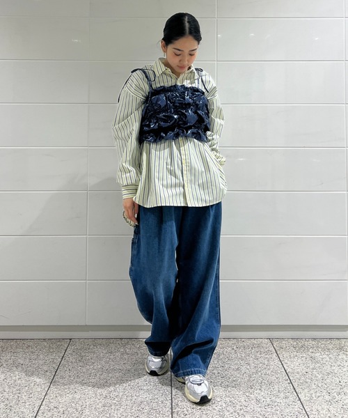 RODEO CROWNS WIDE BOWL（ロデオクラウンズワイドボウル）の「アームオープンシャツ（シャツ/ブラウス・レディース・イエロー系その他/ピンク系その他/ブルー系その他・FREE）」の6枚目の写真