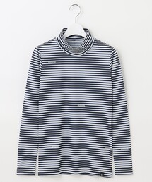 23区GOLF（ニジュウサンクゴルフ）の「【WOMEN】５０ｄカノコボーダー インナーシャツ（Tシャツ/カットソー）」