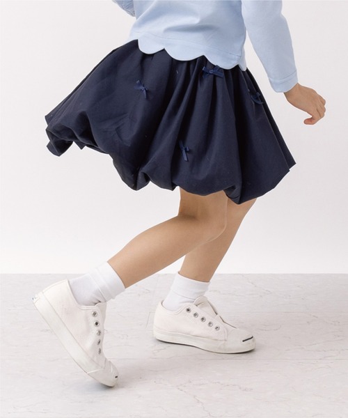 panpantutu（パンパンチュチュ）の「リボンパレードバルーンスカート【Junior/130-140】（スカート・キッズ・ベビーピンク/ライトブルー/ネイビー/ブラック・XX-LARGE）」の9枚目の写真