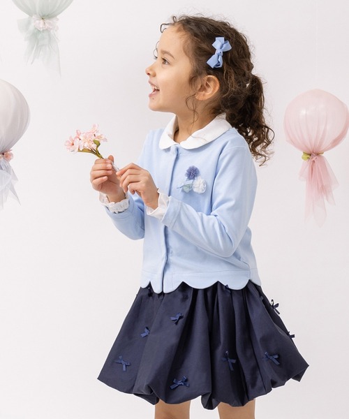 panpantutu（パンパンチュチュ）の「リボンパレードバルーンスカート【Junior/130-140】（スカート・キッズ・ベビーピンク/ライトブルー/ネイビー/ブラック・XX-LARGE）」の10枚目の写真