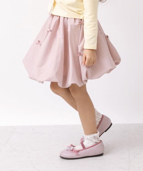 panpantutu（パンパンチュチュ）の「リボンパレードバルーンスカート【Junior/130-140】（スカート・キッズ・ベビーピンク/ライトブルー/ネイビー/ブラック・XX-LARGE）」の13枚目の写真