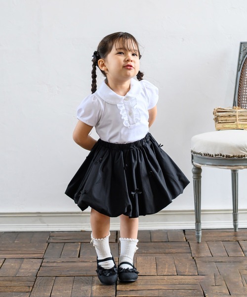 panpantutu（パンパンチュチュ）の「リボンパレードバルーンスカート【Junior/130-140】（スカート・キッズ・ベビーピンク/ライトブルー/ネイビー/ブラック・XX-LARGE）」の20枚目の写真