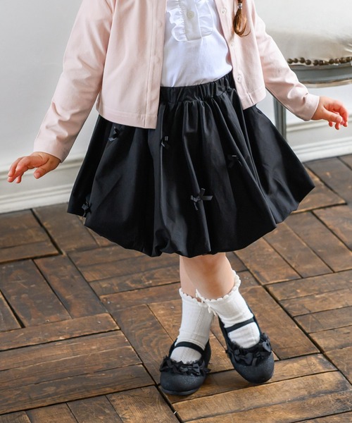 panpantutu（パンパンチュチュ）の「リボンパレードバルーンスカート【Junior/130-140】（スカート・キッズ・ベビーピンク/ライトブルー/ネイビー/ブラック・XX-LARGE）」の19枚目の写真