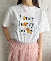 キャラチョイ（キャラチョイ）の「ディズニー/Disney/クマのプーさん/WinnieThePooh/Tシャツ/ホワイト/プーさん/キャラクター/映画/MOVIE/ホワイト/S/CHDYST230927-Finalcut02（Tシャツ/カットソー）」