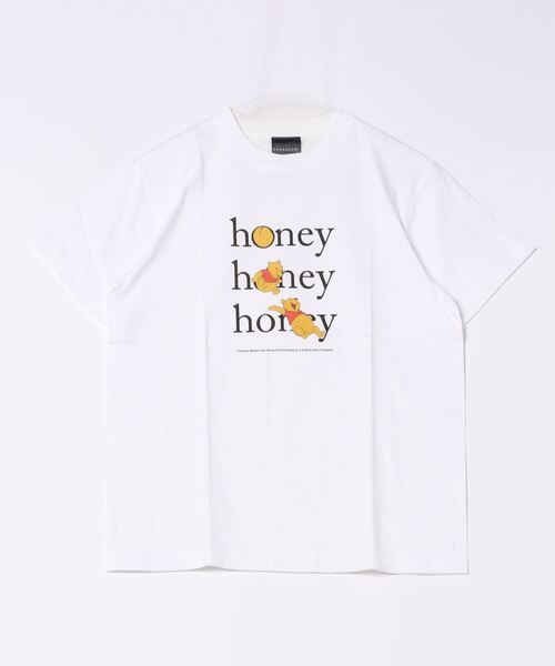 tシャツ ディズニー/Disney/クマのプーさん/WinnieThePooh/Tシャツ/ホワイト/プーさん/キャラクター/映画/MOVIE/ホワイト ディズニー/Disney/クマのプーさん/WinnieThePooh/Tシャツ