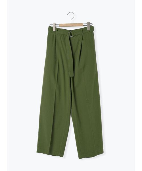 Samansa Mos2(サマンサ モスモス)の「ベルト付センタープレスパンツ(その他パンツ・レディース・モカ/ネイビー/カーキ/キナリ・F)」の13枚目の写真