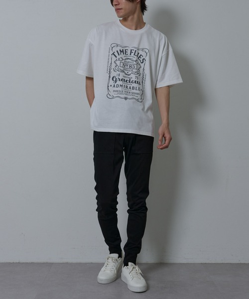 COLONY 2139(コロニートゥーワンスリーナイン)の「16OE天竺プリント半袖T(Tシャツ/カットソー・メンズ・ブラック/ホワイト・MEDIUM/LARGE)」の17枚目の写真