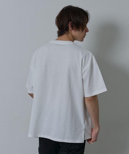 COLONY 2139(コロニートゥーワンスリーナイン)の「16OE天竺プリント半袖T(Tシャツ/カットソー・メンズ・ブラック/ホワイト・MEDIUM/LARGE)」の9枚目の写真
