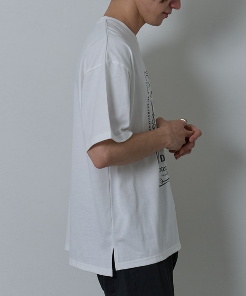 COLONY 2139(コロニートゥーワンスリーナイン)の「16OE天竺プリント半袖T(Tシャツ/カットソー・メンズ・ブラック/ホワイト・MEDIUM/LARGE)」の10枚目の写真