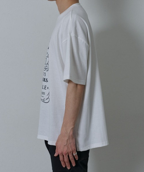 COLONY 2139(コロニートゥーワンスリーナイン)の「16OE天竺プリント半袖T(Tシャツ/カットソー・メンズ・ブラック/ホワイト・MEDIUM/LARGE)」の22枚目の写真