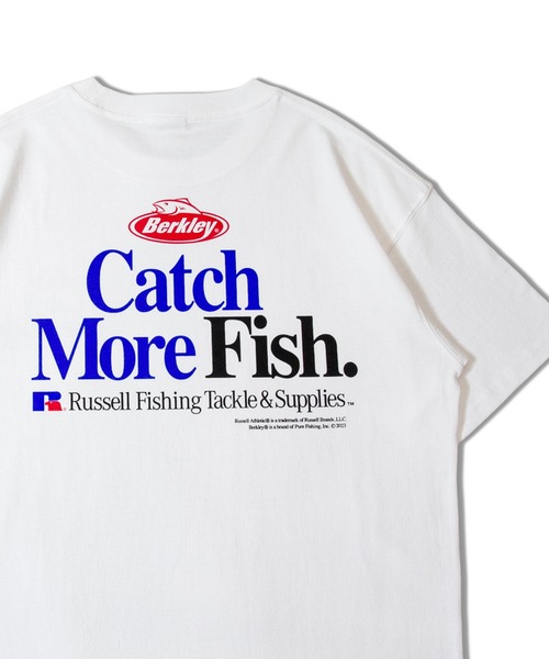 RUSSELL（ラッセル）の「RUSSELLxBerkley Heavy Cotton Jersey S/S T（Tシャツ/カットソー・メンズ・ライトグレー/ホワイト・L/M/XXL/XL）」の3枚目の写真