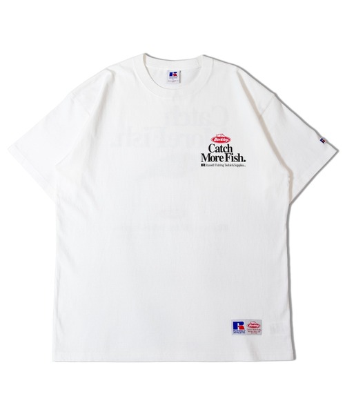 RUSSELL（ラッセル）の「RUSSELLxBerkley Heavy Cotton Jersey S/S T（Tシャツ/カットソー・メンズ・ライトグレー/ホワイト・L/M/XXL/XL）」の4枚目の写真