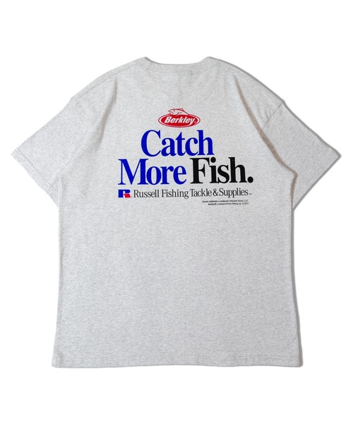 RUSSELL（ラッセル）の「RUSSELLxBerkley Heavy Cotton Jersey S/S T（Tシャツ/カットソー・メンズ・ライトグレー/ホワイト・L/M/XXL/XL）」の7枚目の写真