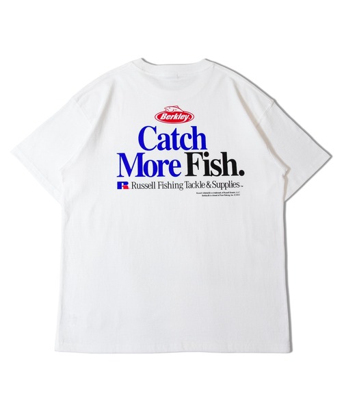 RUSSELL（ラッセル）の「RUSSELLxBerkley Heavy Cotton Jersey S/S T（Tシャツ/カットソー・メンズ・ライトグレー/ホワイト・L/M/XXL/XL）」の5枚目の写真