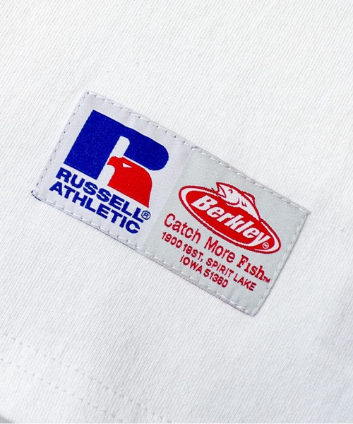 RUSSELL（ラッセル）の「RUSSELLxBerkley Heavy Cotton Jersey S/S T（Tシャツ/カットソー・メンズ・ライトグレー/ホワイト・L/M/XXL/XL）」の11枚目の写真