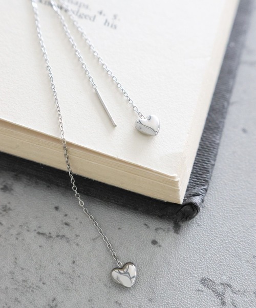 LEPSIM(レプシィム)の「ステンレスアメリカンピアス 110325(ピアス(両耳用)・レディース・ゴールド/シルバー/シルバー系その他・ONE SIZE)」の3枚目の写真