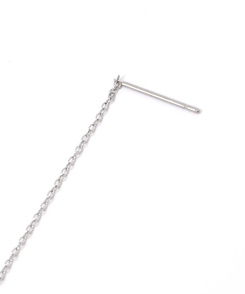 LEPSIM(レプシィム)の「ステンレスアメリカンピアス 110325(ピアス(両耳用)・レディース・ゴールド/シルバー/シルバー系その他・ONE SIZE)」の7枚目の写真