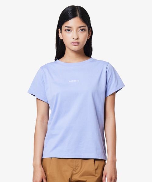 tシャツ コンパクトブランドネームロゴTシャツ レディース LACOSTE tシャツ コンパクトブランドネームロゴTシャツ