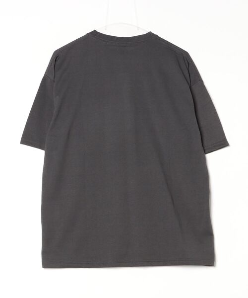 FUNALIVE（ファンアライブ）の「オーバーサイズ ワンポイントアニマル刺繍Tシャツ　半袖（Tシャツ/カットソー・メンズ・ダークグリーン/スミクロ/サックスブルー系/ホワイト/ネイビー/ブラック/ホワイト系/ライトグリーン系・M/LL/L）」の9枚目の写真