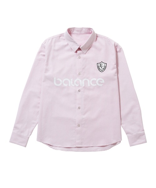 FCMM(エフシーエムエム)の「【日本限定アイテム】BALANCE STRIPE SHIRT/バランスストライプシャツ(シャツ/ブラウス・メンズ・ピンク/ライトブルー・MEDIUM/LARGE)」の8枚目の写真