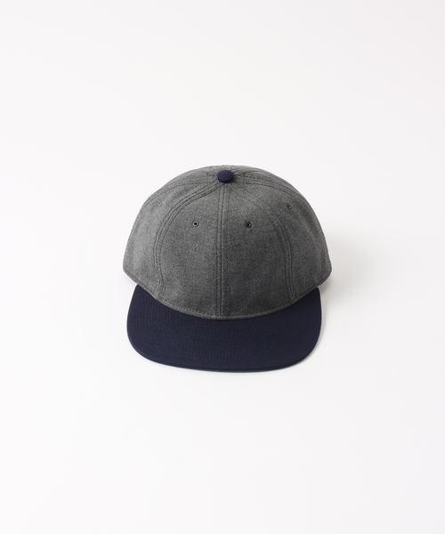 POTEN（ポテン）の「【POTEN / ポテン】VINTAGE HOPSACK CAP（ハット・メンズ・チャコールグレー/グリーン・FREE）」の16枚目の写真