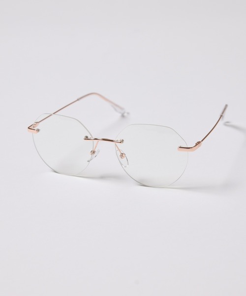 AIVER(アイバー)の「SELECT リムレスメガネ(メガネ・メンズ・シルバー/ブロンズ/ブラック/ピンクゴールド・FREE)」の4枚目の写真