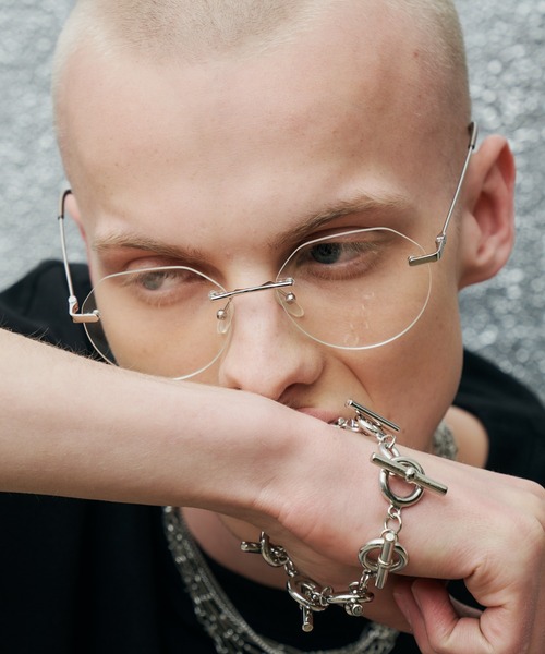 AIVER(アイバー)の「SELECT リムレスメガネ(メガネ・メンズ・シルバー/ブロンズ/ブラック/ピンクゴールド・FREE)」の9枚目の写真