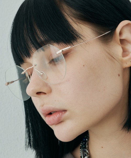 AIVER(アイバー)の「SELECT リムレスメガネ(メガネ・メンズ・シルバー/ブロンズ/ブラック/ピンクゴールド・FREE)」の13枚目の写真