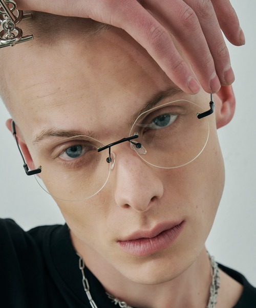 AIVER(アイバー)の「SELECT リムレスメガネ(メガネ・メンズ・シルバー/ブロンズ/ブラック/ピンクゴールド・FREE)」の5枚目の写真