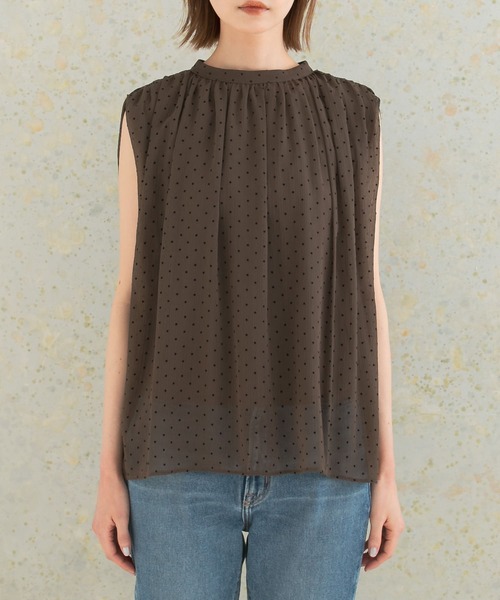 URBAN RESEARCH ROSSO WOMEN（アーバンリサーチ　ロッソ）の「シアーギャザーブラウス（シャツ/ブラウス・レディース・ブラウン/アイボリー/ブラック・FREE）」の19枚目の写真