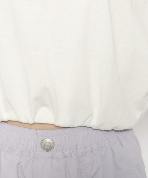 PINK-latte（ピンクラテ）の「◆【スクールコーデ】袖ラインリボンTシャツ（Tシャツ/カットソー・キッズ・ピンク系/オフホワイト/ブラック・14/15 /16）」の21枚目の写真